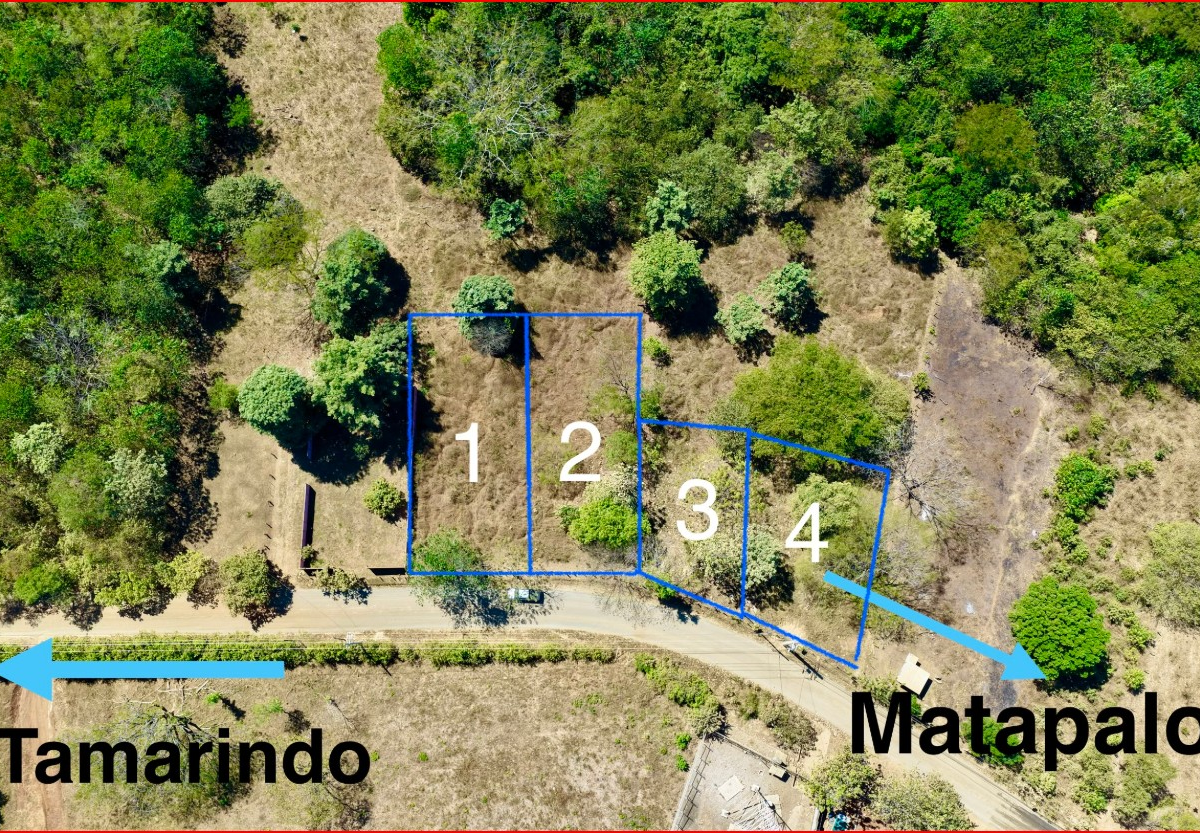 Building Lots for sale in Matapalo Costa Rica