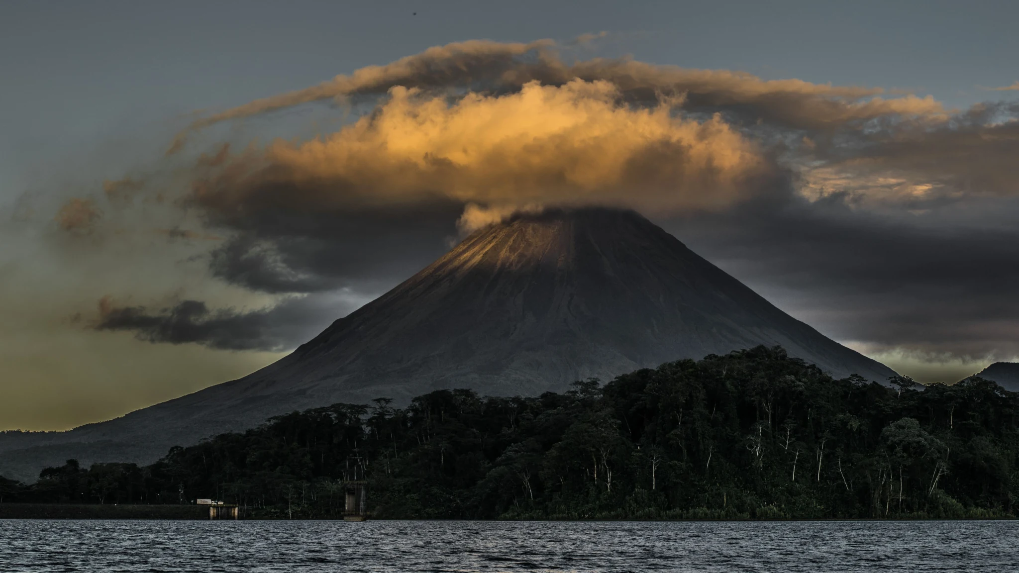 Homes near Lake Arenal, Costa Rica